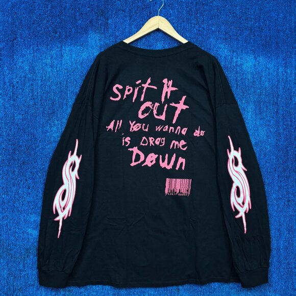 Slipknot Spit It Out Lyric Heavy Metal Band Long Sleeve XXXL - Picture 3 of 4